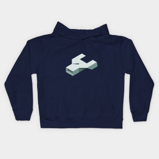 Vector Paperplane Ketch Kids Hoodie